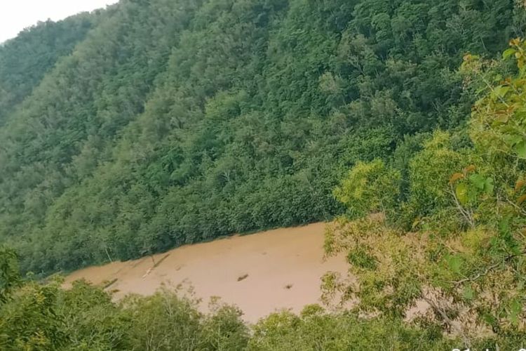 Air Menggenangi Aliran Bengawan Solo Purba di Kapanewon Girisubo, Gunungkidul