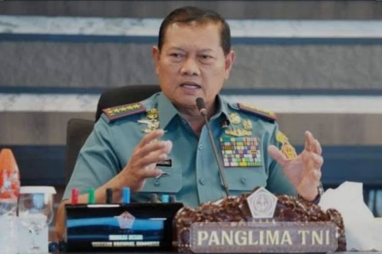 Panglima TNI Laksamana Yudo Margono di Mabes TNI, Cilangkap, Jakarta Timur.