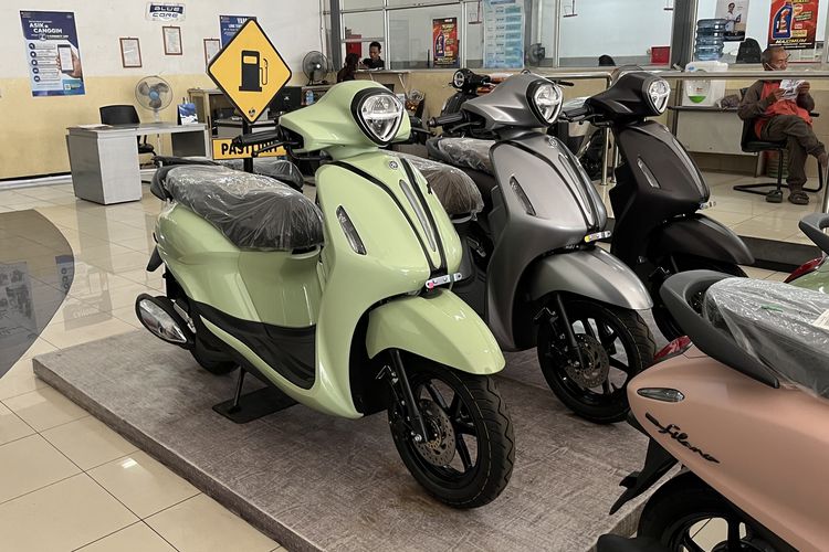 Yamaha Filano di salah satu diler Yamaha Mataram, Lombok, NTB.
