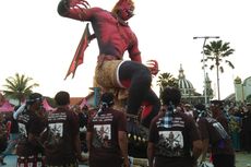 Nyepi, 13 Ogoh-ogoh Ramaikan Pawai di Lamongan