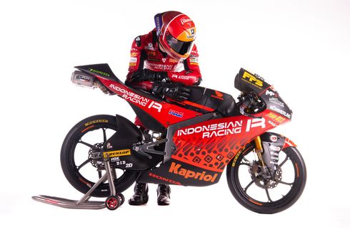 Motif Batik Indonesian Racing Moto3 Dikerjakan Desainer Helm Rossi