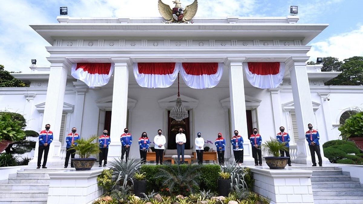 Presiden Jokowi Beri Arahan ke Pekerja Pertamina Hulu Rokan di Istana
