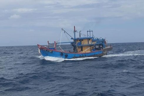 3 Kapal Pencuri Ikan Berbendera Malaysia Ditangkap di Selat Malaka dan Laut Sulawesi