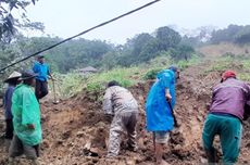 Satu Keluarga Tertimbun Longsor di Sukabumi, 4 di Antaranya Anak-anak