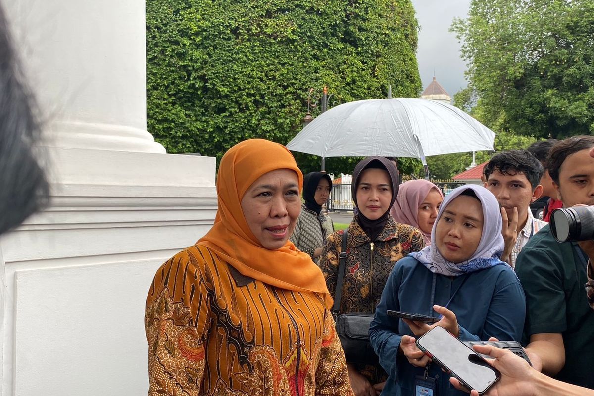 Khofifah Usul ke Prabowo APBD Ikut Biayai Program Makan Bergizi Gratis