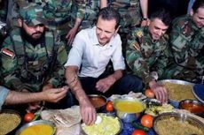 Presiden Suriah Buka Puasa bersama Tentara di Garis Depan