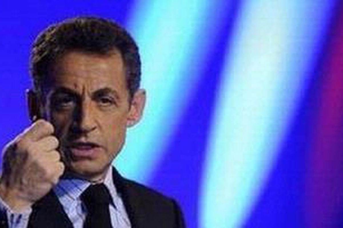 Presiden Perancis Nicolas Sarkozy