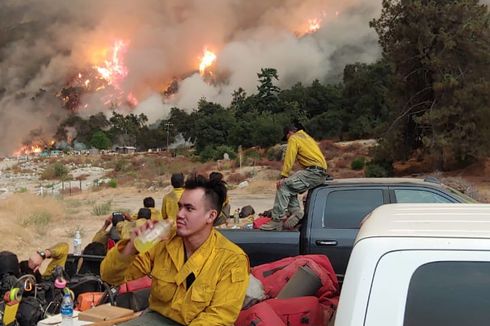 Kisah WNI Jadi Relawan Pemadam Kebakaran California, Kerja 18 Jam Sehari