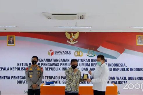 Bawaslu, Polri, dan Kejagung Sepakat Tindak Pelanggaran Pilkada lewat Sentra Gakkumdu