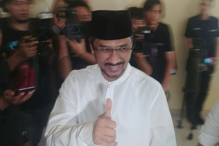 Mantan Ketua Komisi Pemberantasan Korupsi mengunjungi kantor Dewan Pimpinan Pusat Partai Keadilan Sejahtera (PKS), Kamis (24/5/2018). 