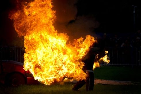 Motor Warga Terbakar Saat Kericuhan Suporter PSIS di Kartasura, DPP Panser Biru Akan Tanggung Jawab