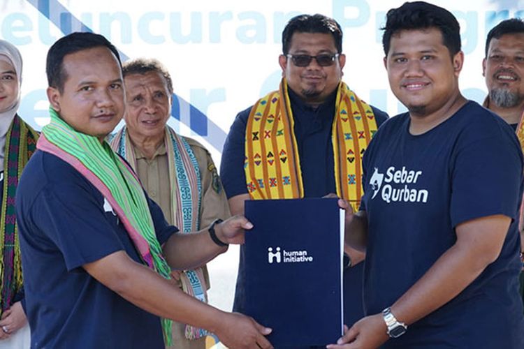 HI meluncurkan program sebar kurban di pedalaman Pulau Timor, Nusa Tenggara Timur (NTT), Senin (29/4/2024).