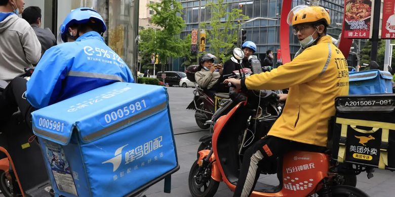 Seorang Kurir Makanan di China Meninggal Dunia Usai Bekerja 18 Jam