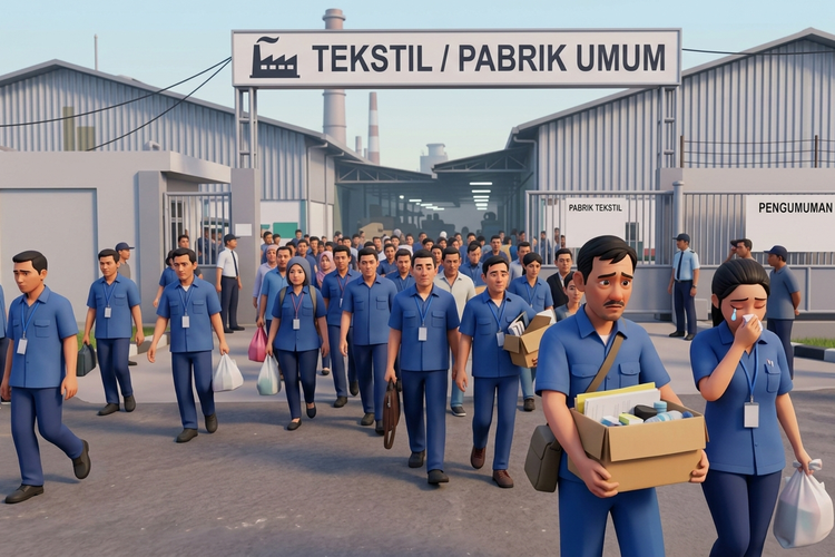 PHK di Jawa Tengah Tembus 6.604 Pekerja, Mayoritas dari Sektor Tekstil dan Garmen