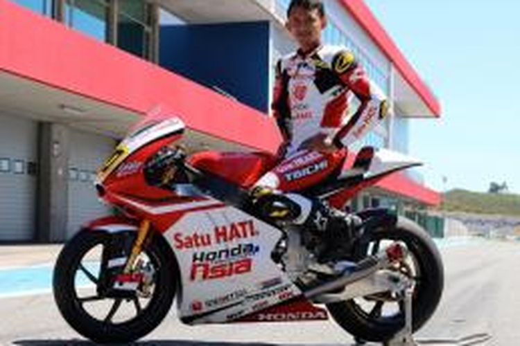 Pebalap Indonesia binaan PT Astra Honda Motor, Dimas Ekky Pratama.