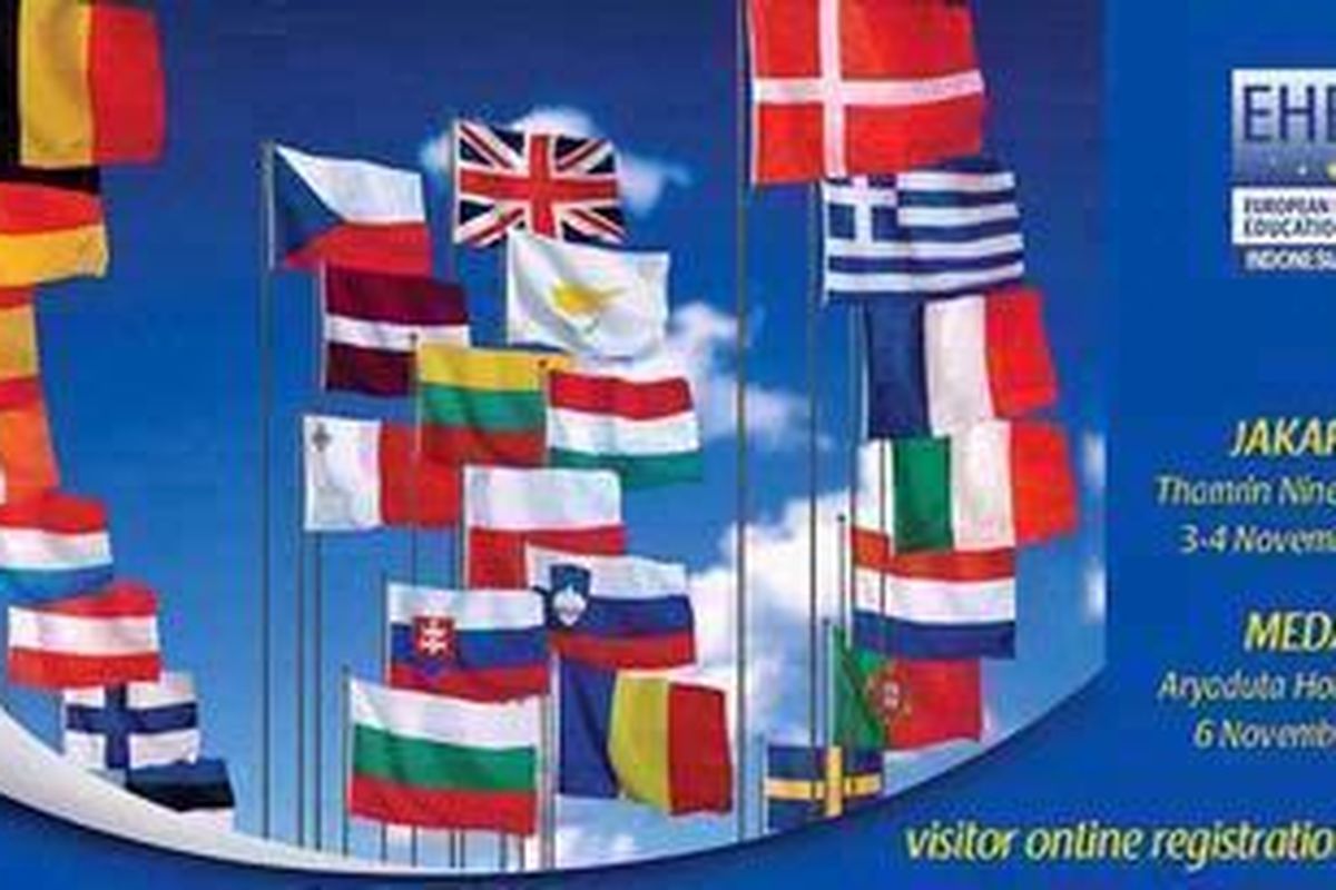 Pameran Pendidikan Tinggi Eropa ke-4 atau 4th European Higher Education Fair (EHEF) akan digelar 3-4 November di Thamrin Nine Ballroom Jakarta dan 6 November di Hotel Aryaduta Medan.