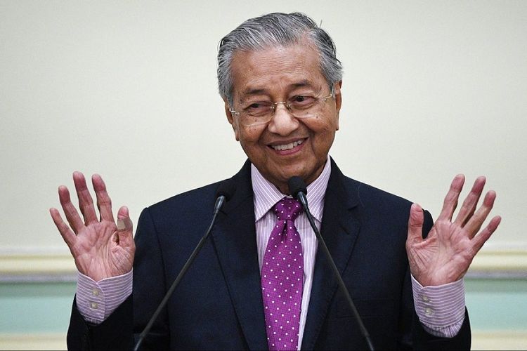 Mantan Perdana Menteri Malaysia Mahathir Mohamad 