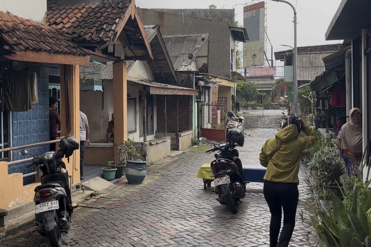 Kampung Taman Pelangi yang akan dibongkar Desember 2025, Jumat (12/12/2025).