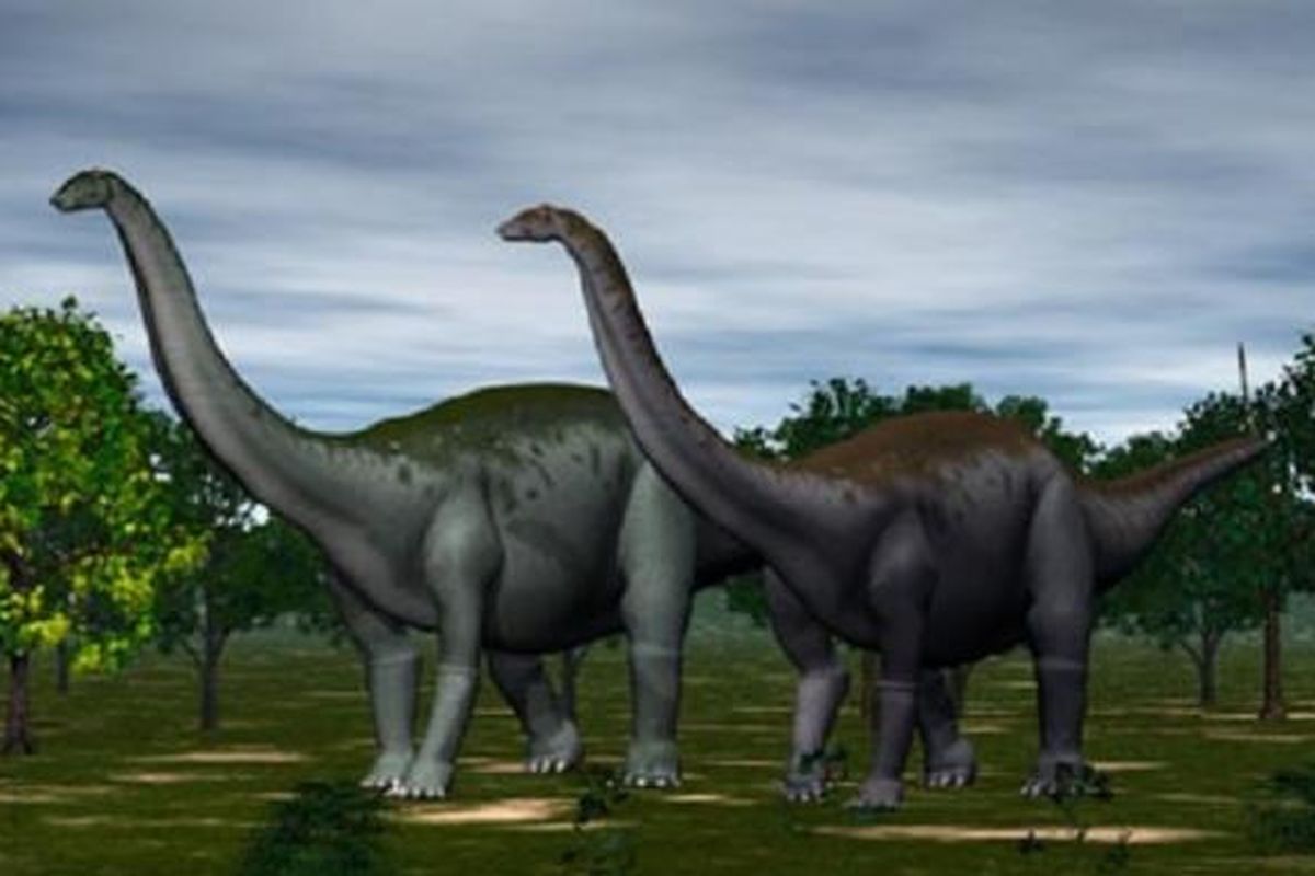 Ilustrasi Brontosaurus