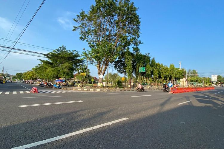 Lokasi rencana pembangunan tugu Adipura di Alun-alun Pemkab Gunungkidul