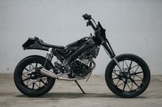 Yamaha XSR 155 Skinny Clubstyle, Sentuhan Artistik Kedux Garage