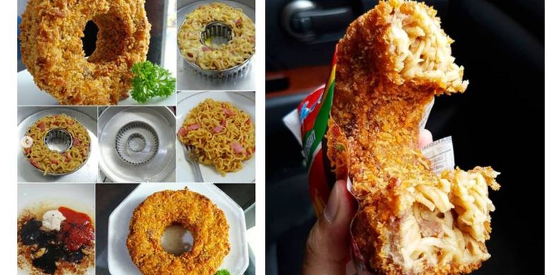 Donat mi yang dibuat oleh seorang pengguna Instagram, @nawang_okta. Ia membagikan resep dan cara membuatnya. Penasaran?