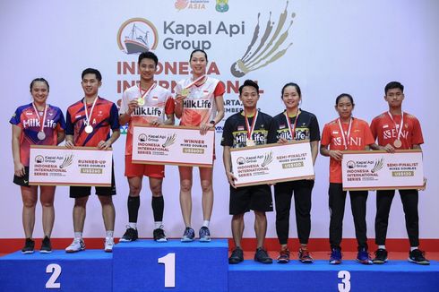 Hasil Final Indonesia International Series 2022: Tundukkan Reza/Melati, Dejan/Gloria Juara