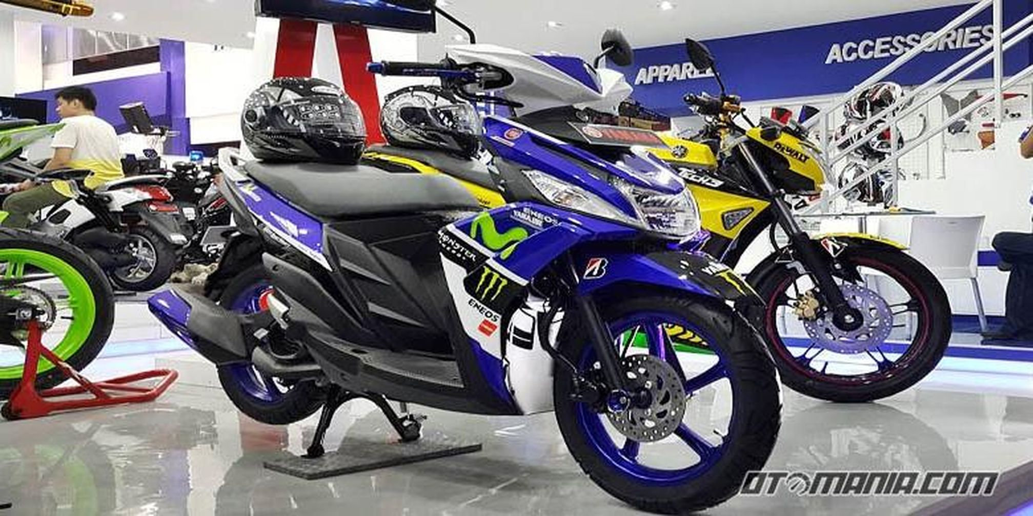 Modifikasi Motor Mio M3 Standar Arena Modifikasi