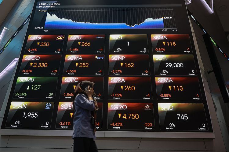IHSG sesi I Rabu (3/6/2026) anjlok 4,94 persen. 