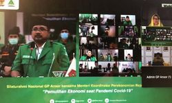 Airlangga Minta GP Anshor Kampanyekan Bahaya Covid-19 Melalui Kearifan Lokal