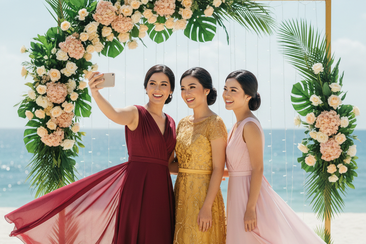 Ilustrasi bridesmaid.