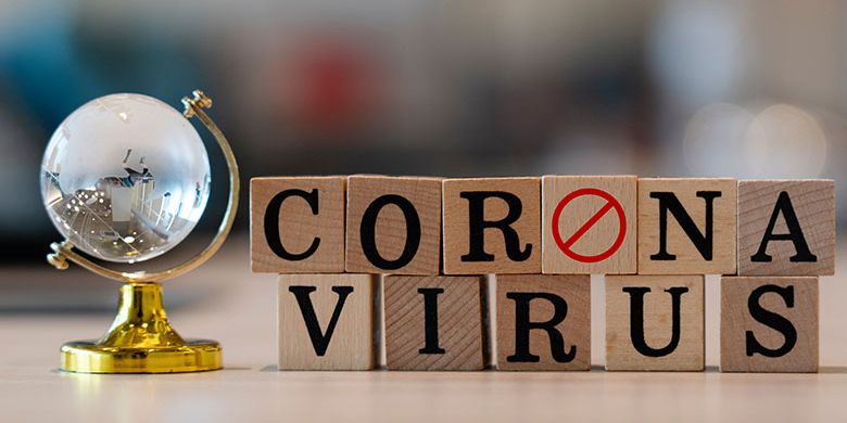 Ilustrasi virus corona