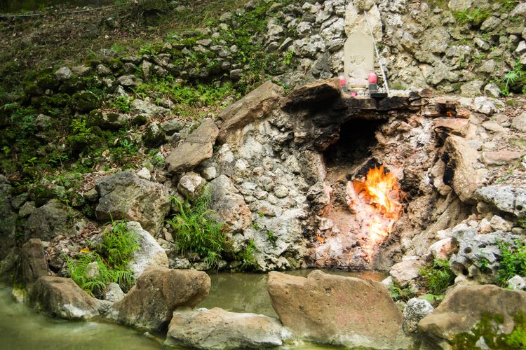 Burning Water, Guanziling, Taiwan