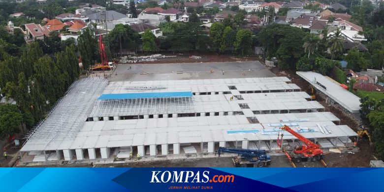 Pertamina Bangun Rumah Sakit Darurat Covid-19 di Lapangan Sepak Bola Simprug - Kompas.com - KOMPAS.com
