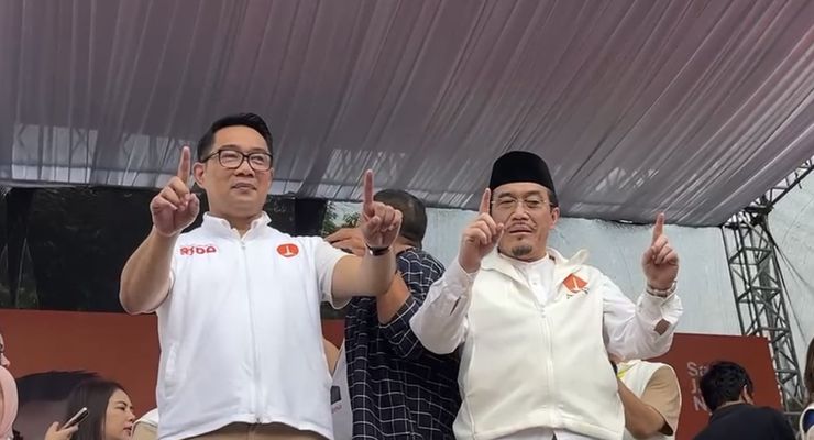 Ajak Warga Coblos Nomor 1, Ridwan Kamil: RIDO Pemimpin yang Berpijak pada Pancasila