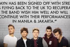 Zayn Malik Dipastikan Tidak Ikut One Direction ke Jakarta