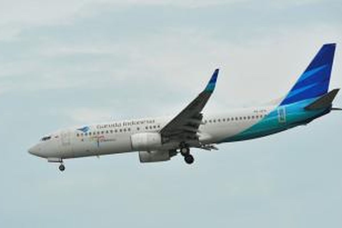 Salah satu pesawat Boeing 737-800 yang digunakan Garuda Indonesia.