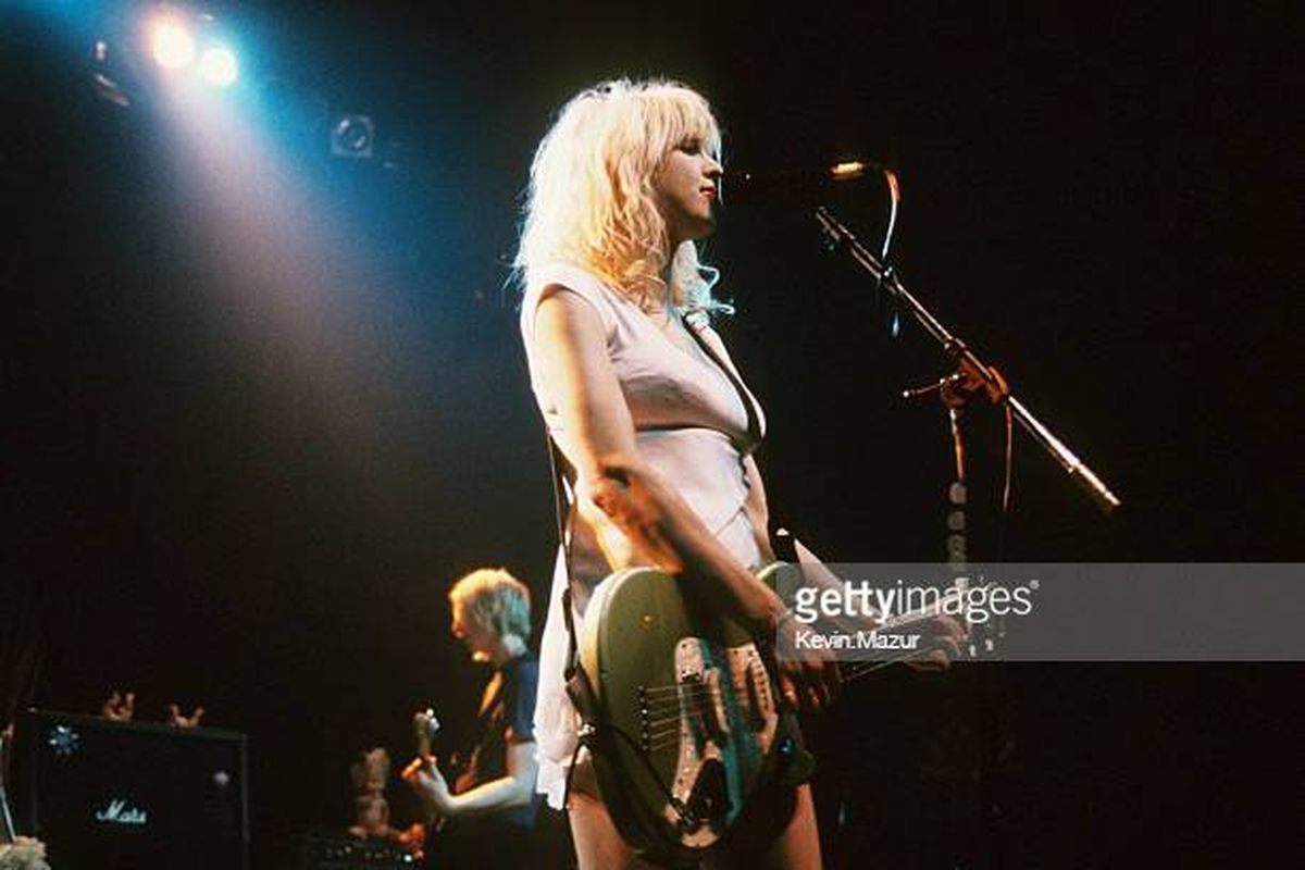 Courtney Love of Hole Courtney Love during Courtney Love File Photos, Vaqrious States. (Photo by Ke.Mazur/WireImage)