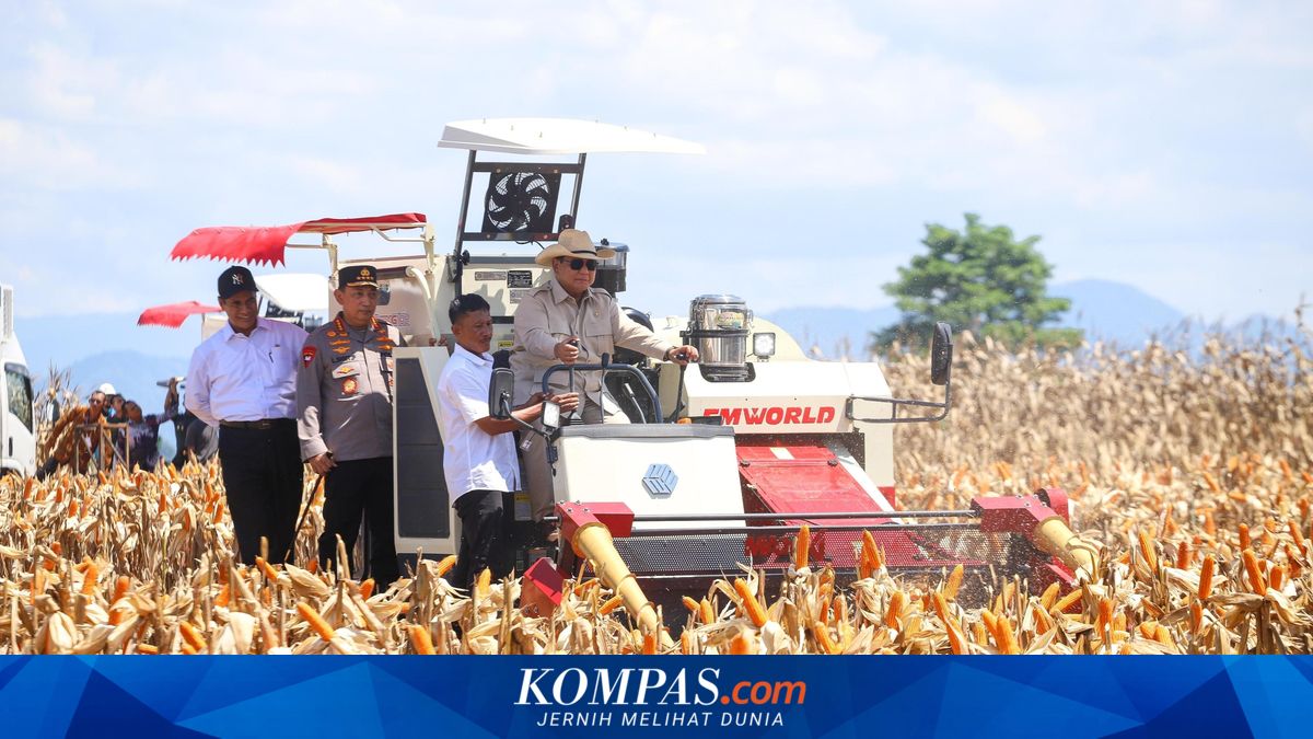 Prabowo Banggakan TNI-Polri Urus Pertanian, Kelola Jutaan Hektare hingga Panen Jagung