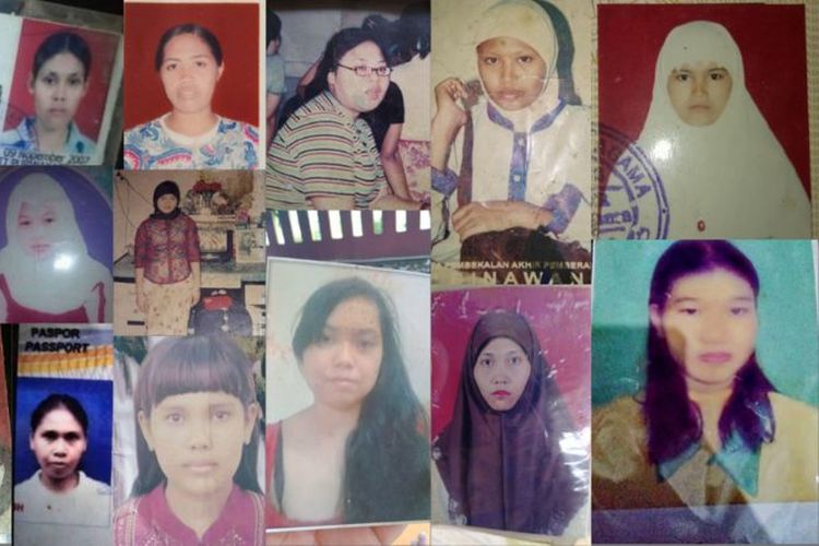 A collection of migrant workers reported missing through a number of Facebook groups.