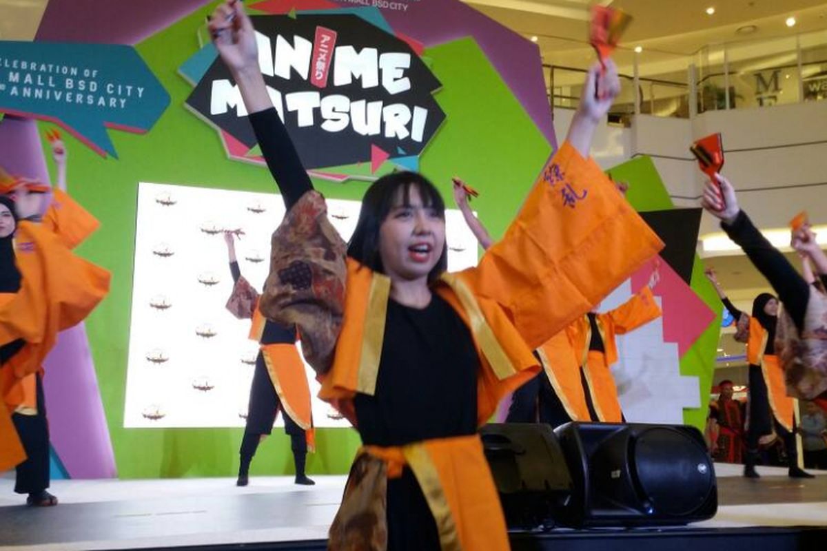 Pembukaan Anime Matsuri di AEON Mall BSD, Jumat (5/6/2017)