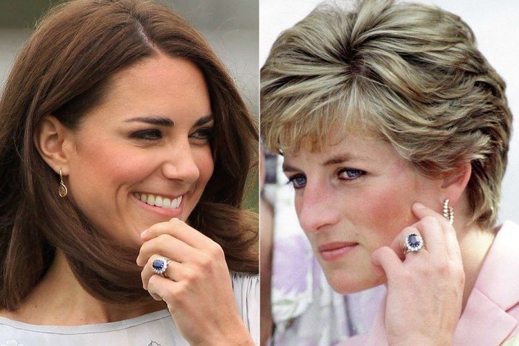 Cincin pertunangan Kate Middleton yang dulu dimiliki oleh Putri Diana