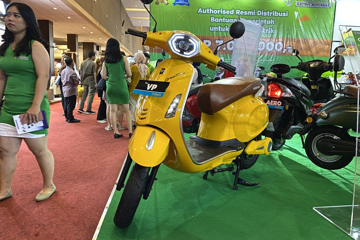 Motor listrik Greentech mirip dengan vespa klasik