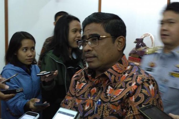 Pelaksana tugas Gubernur DKI Jakarta Sumarsono di Balai Kota DKI Jakarta, Senin (16/1/2017).