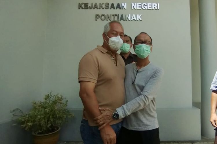 Kasus perkelahian antar dua pengusaha di Kota Pontianak, Kalimantan Barat (Kalbar) Gori Gunadi Alias Ahong (60) dan The Khoen Nam alias Anam (74) berakhir damai. 