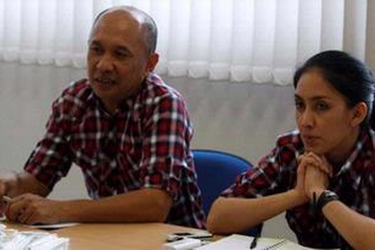 Rieke Dyah Pitaloka dan Teten Masduki