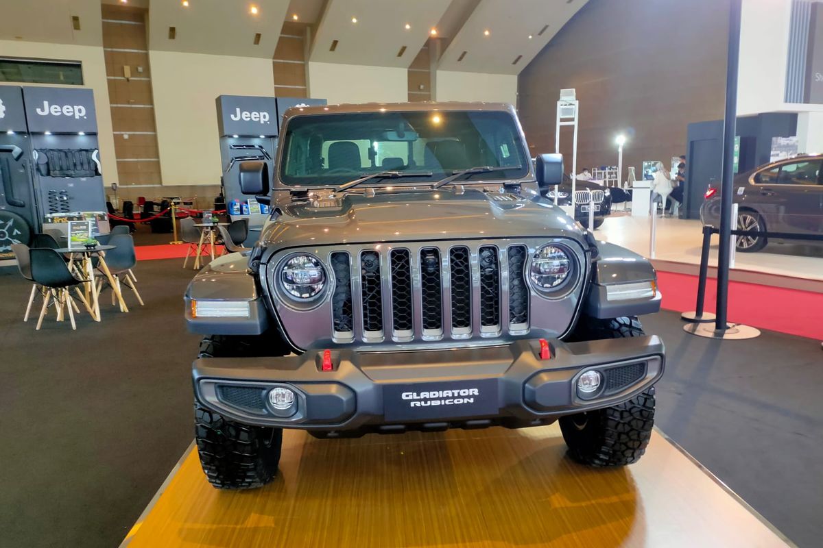 Jeep Gladiator Rubicon di IIMS Hybrid 2022 (Janlika Putri/ Kompas.com)