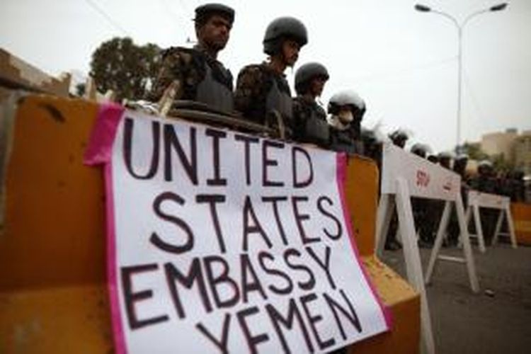 Kedutaan besar AS di Yaman adalah salah satu dari 22 kedubes AS di Afrika dan Timur Tengah yang ditutup sementara akibat adanya ancaman keamanan.