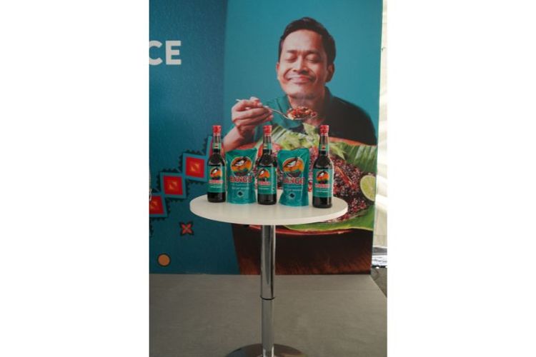 Rangkaian produk kecap Bango. 