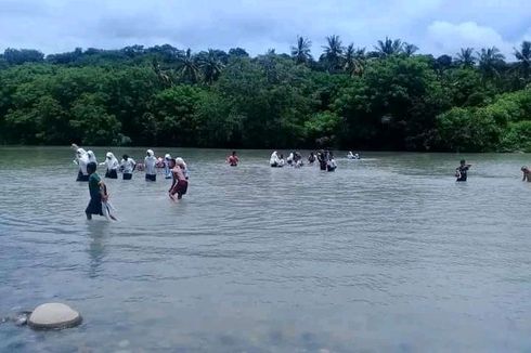 Perjuangan Siswa di Pedalaman NTT, Bertaruh Nyawa Melawan Arus Sungai untuk Ke Sekolah